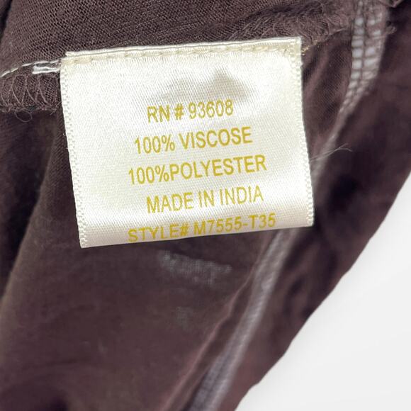 00s MATTY M Vintage Brown Sequin Cheetah Print Scoop Neck Tank - Picture 6 of 7